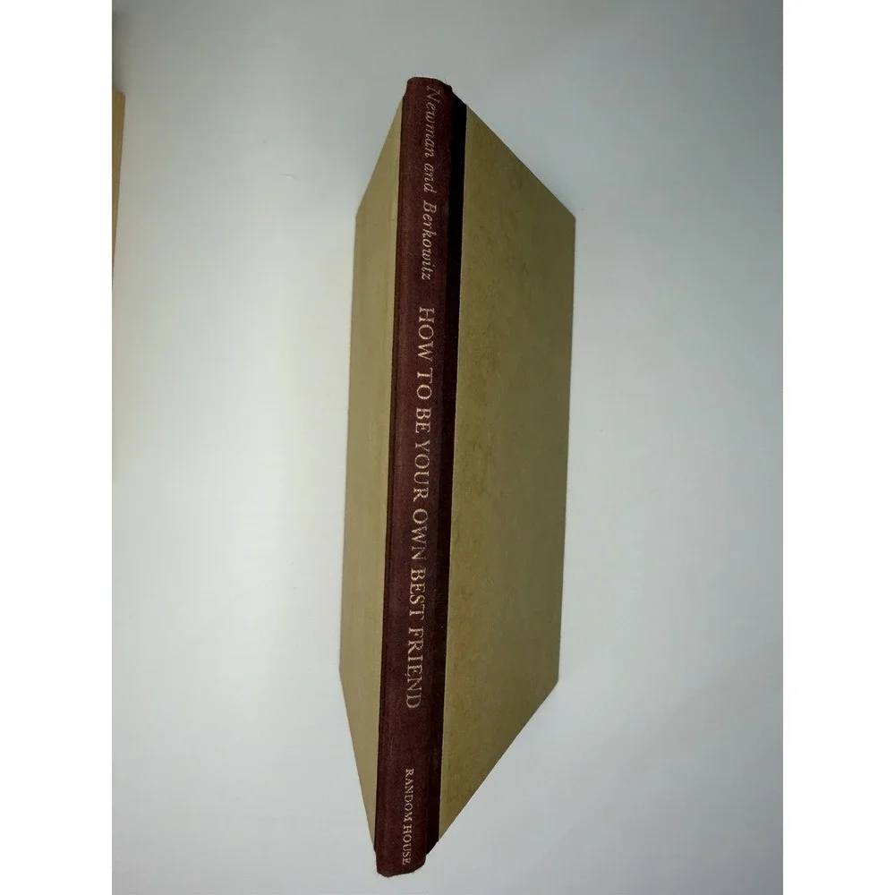How to Be Your Own Best Friend Newman Berkowitz Hardcover Vintage 1970s